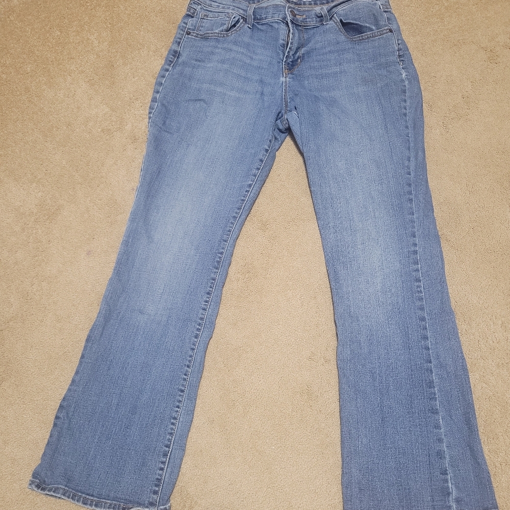 Old Navy Light Blue Flare Women's Jeans-Vintage